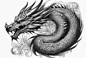 Dragon sleeve tattoo idea