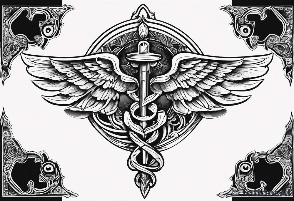 caduceus tattoo idea