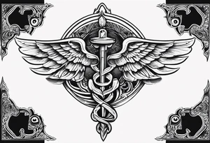 caduceus tattoo idea