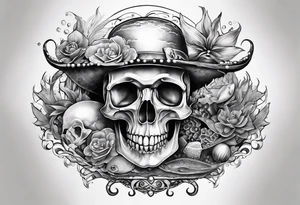 underwater treasure tattoo idea