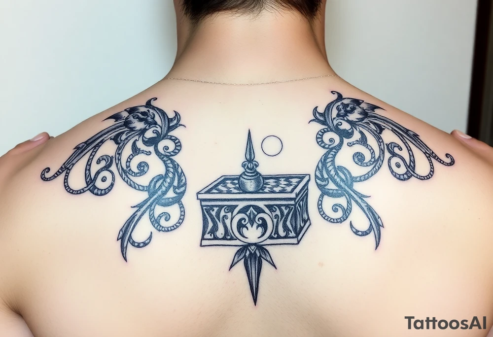 Pandoras box tattoo idea