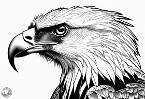 Bearded vulture tattoo idea