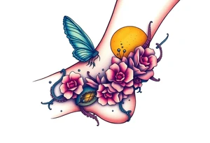 ankle tattoo on the ankle tattoo idea