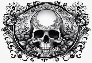 Lua media no braço tattoo idea