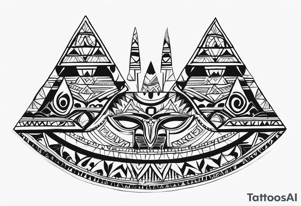 african, egyptian cultural tattoo idea