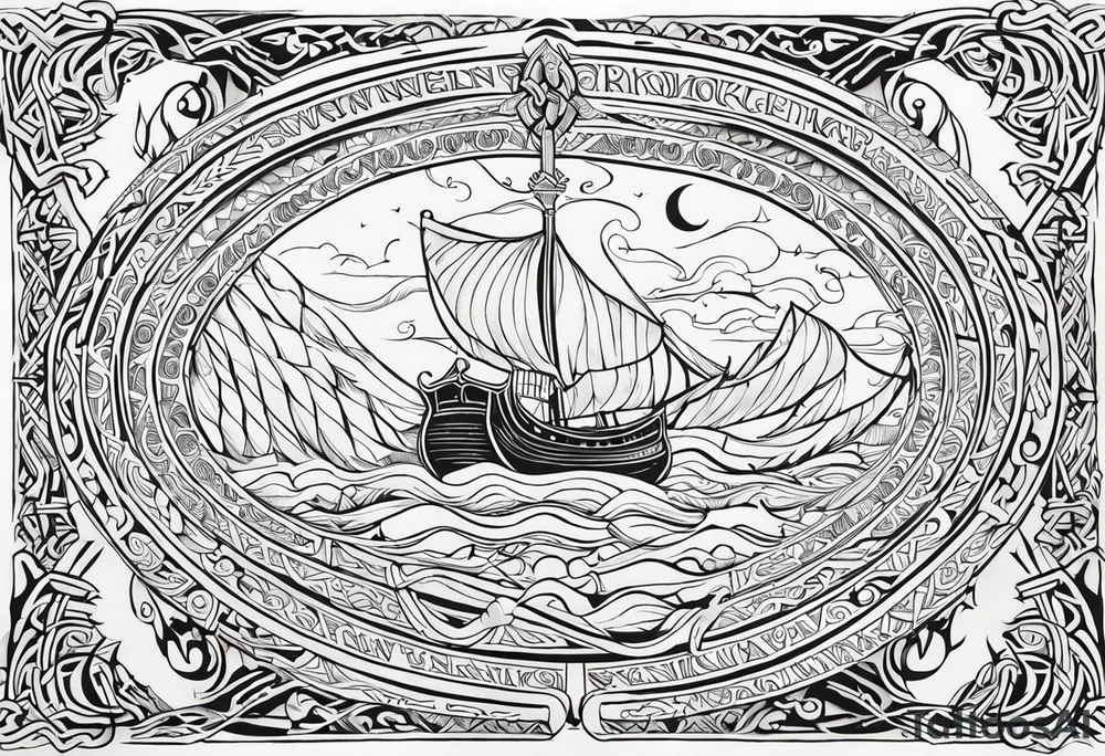 Viking prayer poem tattoo idea