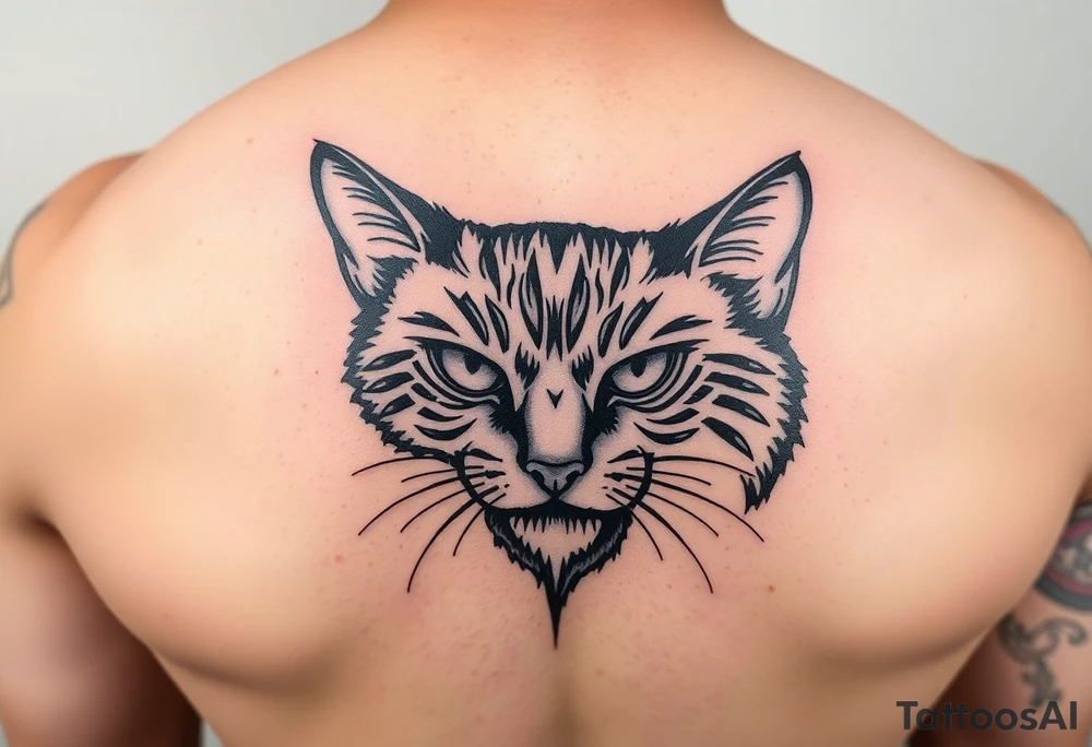 Black Cat tattoo idea