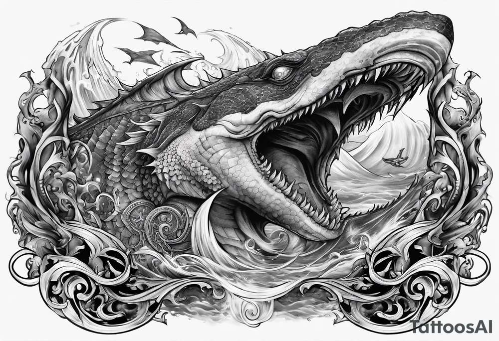 Leviathan from final fantasy tattoo idea