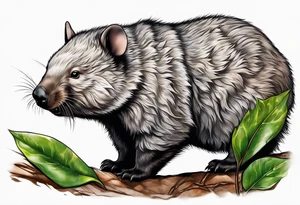 wombat tattoo idea