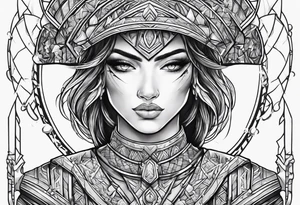 My tears ricochet warrior shield tattoo idea
