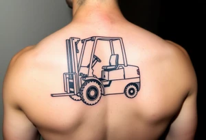 forklift tattoo idea