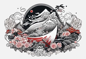 sushi sumo in kanji tattoo idea