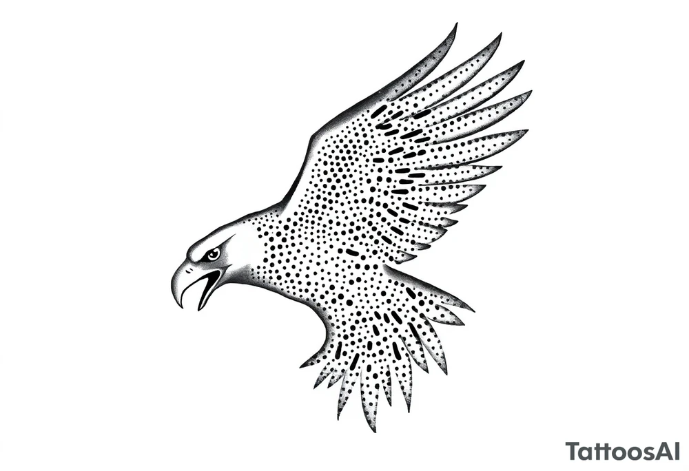 Eagle draw tattoo idea