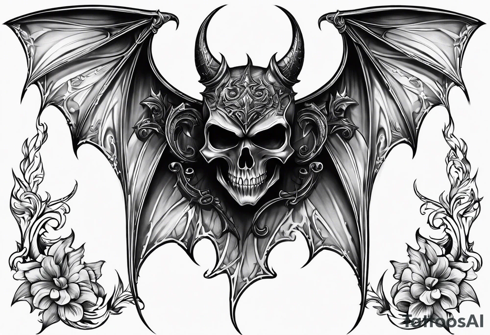 deathbat as in a7x tattoo idea