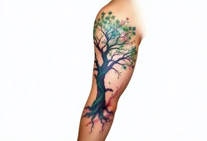 Tree covering entire arm/hand tattoo idea