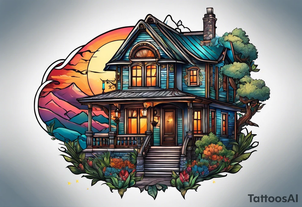 House tattoo idea