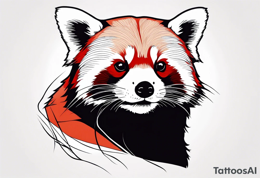 Red panda tattoo idea