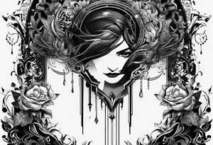 Art from dishonored game 
bracelet tattoo idea