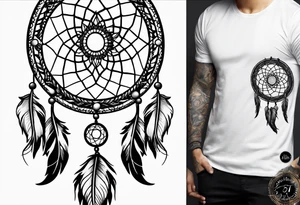 Dreamcatcher tattoo. tattoo idea