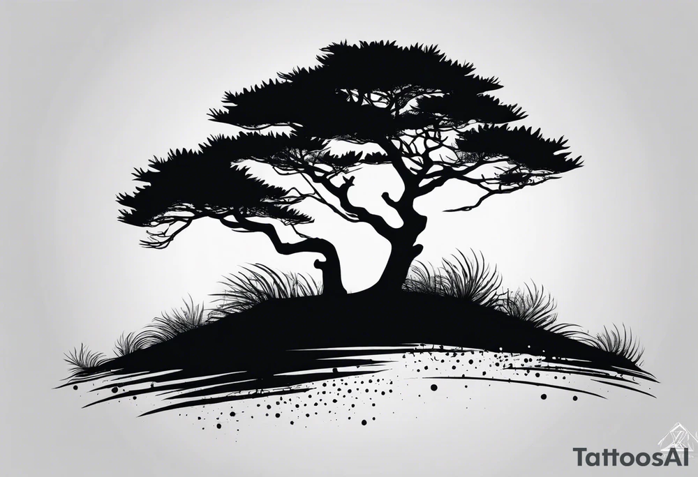 Small
Solo Pine tree
Silhouette tattoo idea