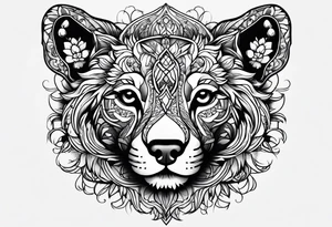 Paw print memorial tattoo tattoo idea