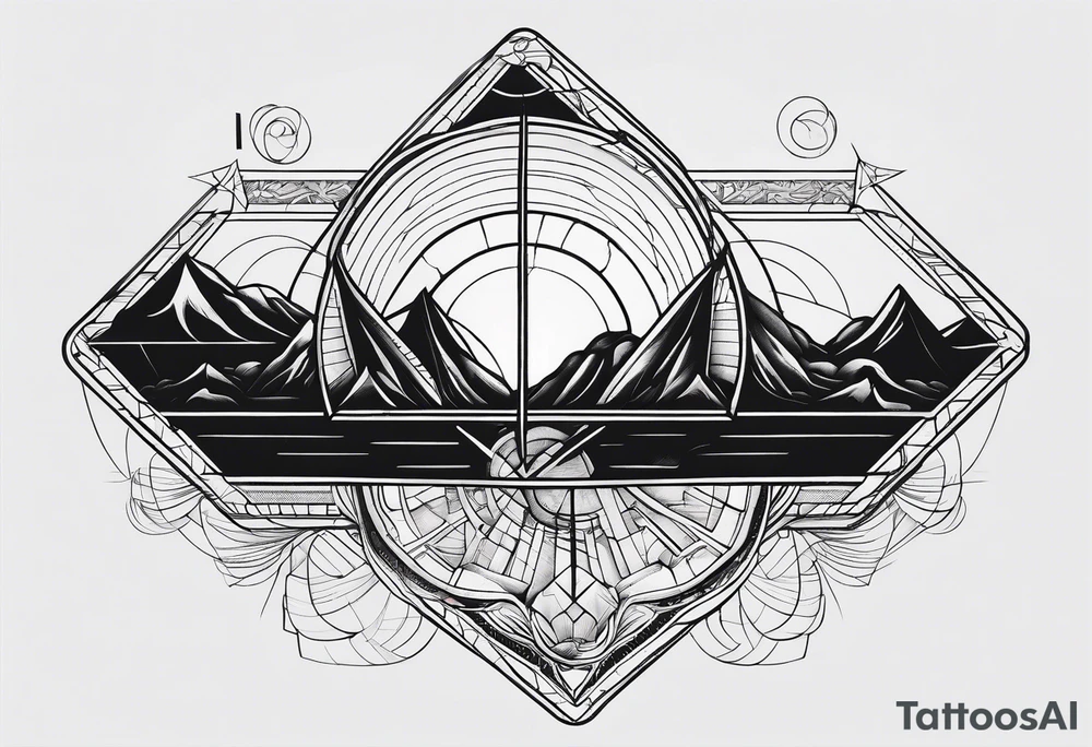 Penrose diagram tattoo idea