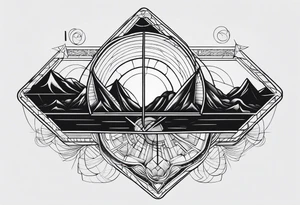 Penrose diagram tattoo idea