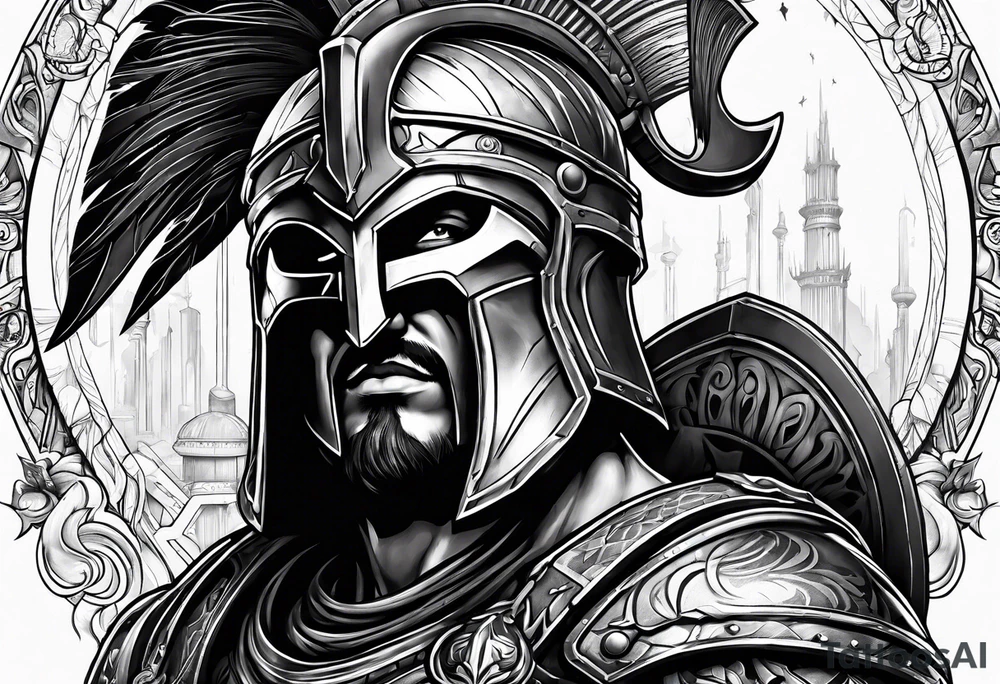 spartan tattoo idea