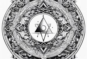 alchemy circle tattoo idea