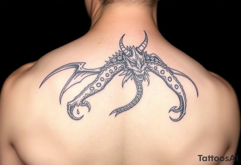 water demon tattoo idea