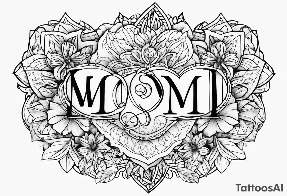 I love mom tattoo idea