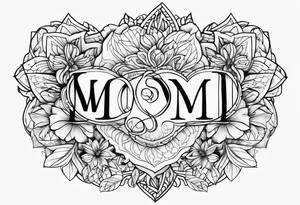 I love mom tattoo idea