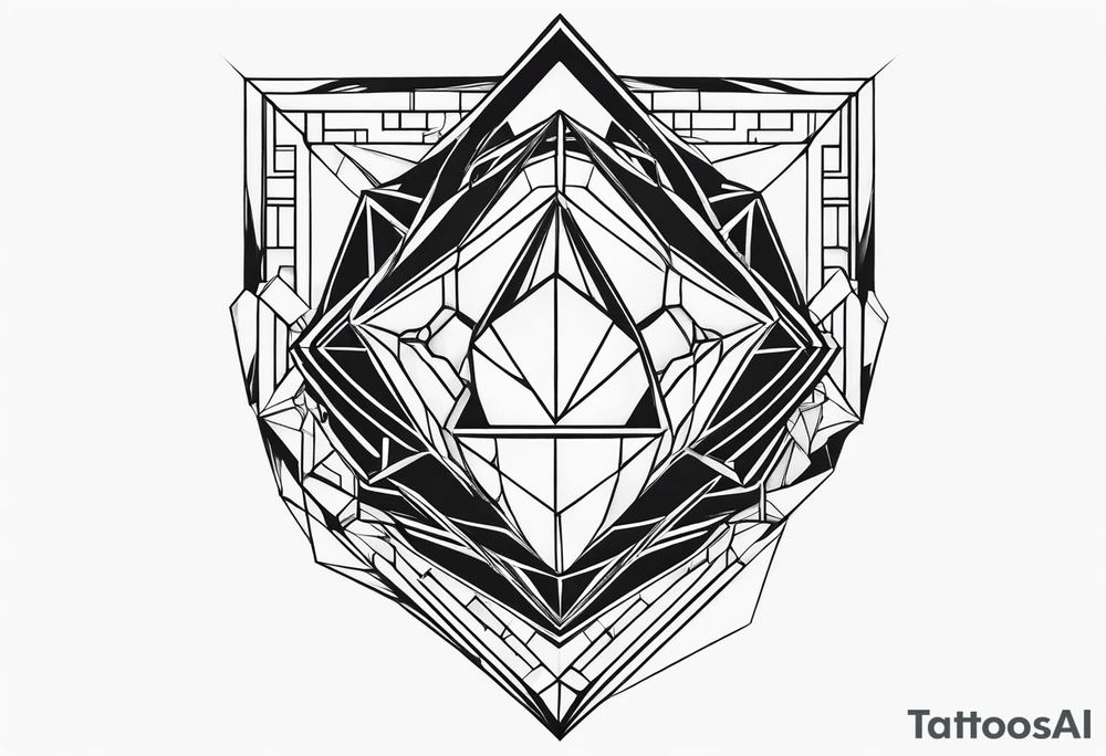 Tesseract tattoo idea