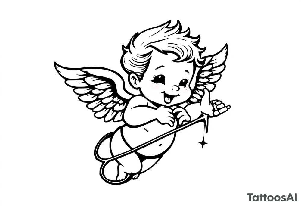 cherub tattoo idea