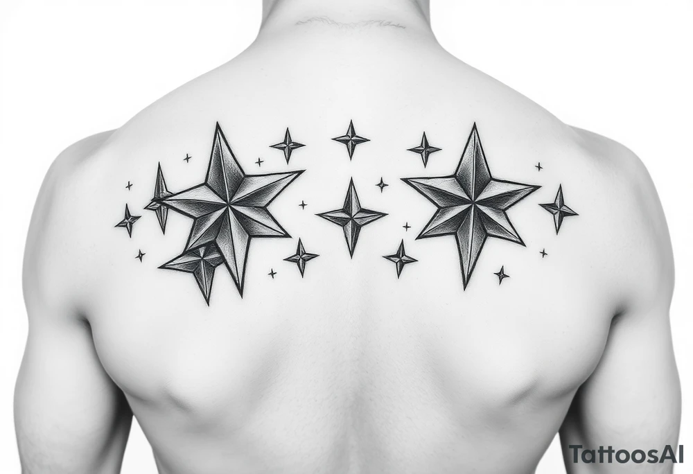 stars tattoo idea