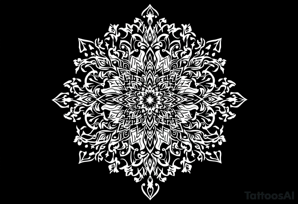 mandala tattoo idea
