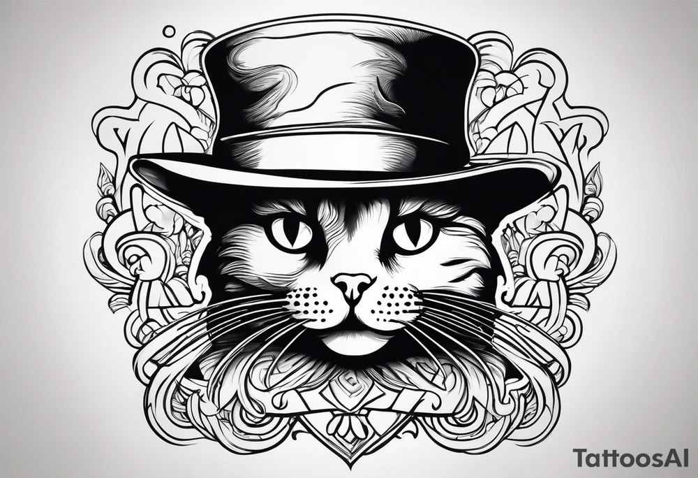 *cat with a hat* tattoo idea