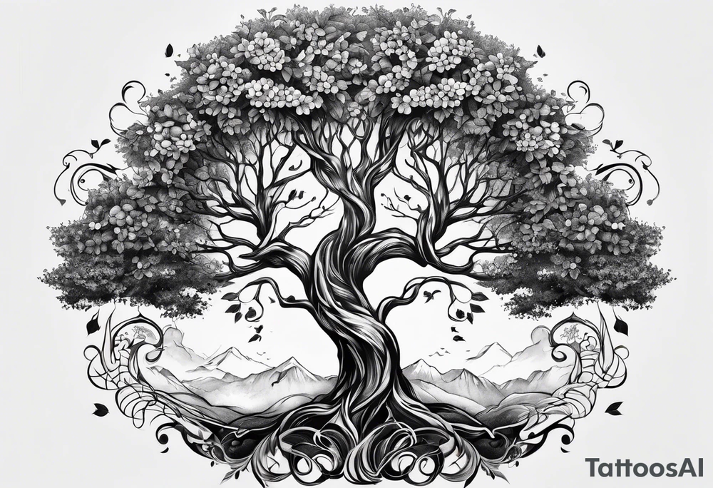 tree of life tattoo idea