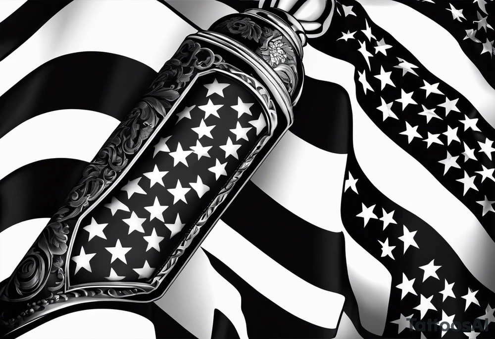 English flag skinner name tattoo idea