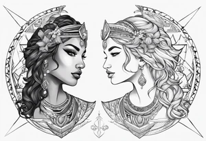 emani, sagittarius, faith, strong tattoo idea