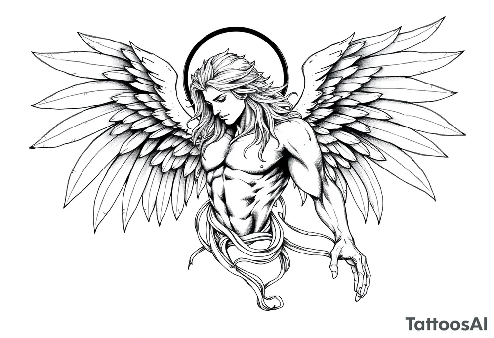 Archangel raphael tattoo idea