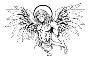 Archangel raphael tattoo idea