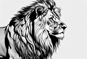 Lion from atlas tattoo idea