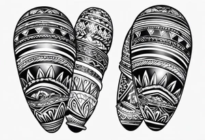 Two Cuban shaking maracas. tattoo idea