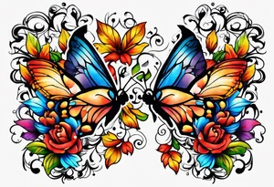 Two Puzzle pieces tattoo idea