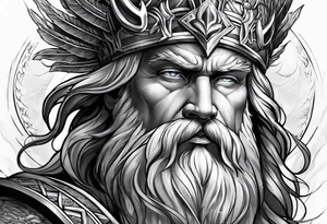 Zeus thunder tattoo idea
