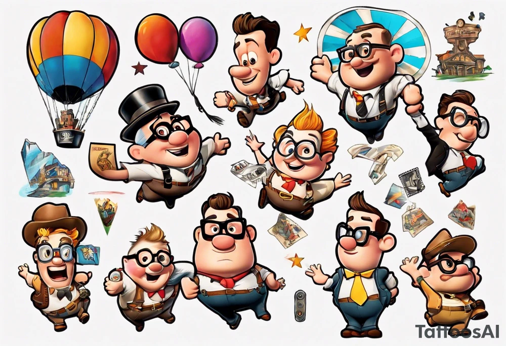 up! movie tattoo idea