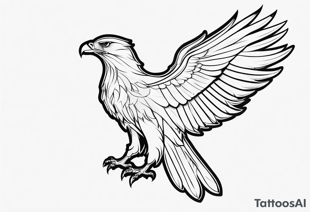 aguia brava tattoo idea