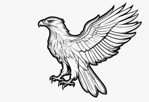 aguia brava tattoo idea