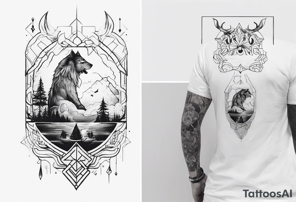 Друг от друга отдельно солнце и луна tattoo idea